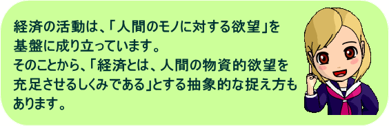 はじめての経済学　経済の捉え方